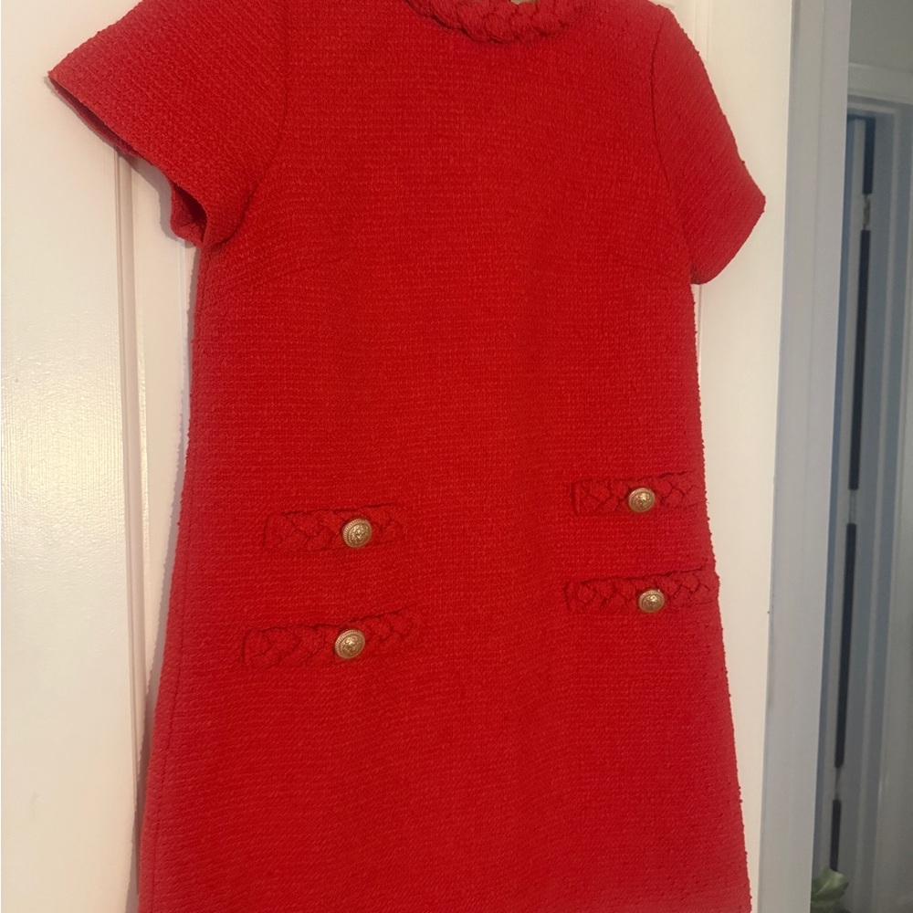 Tuckernuck Vibrant Red Kids Dress